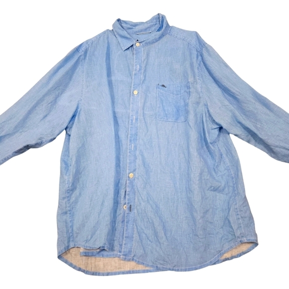 Tommy Bahama Linen Long Sleeved Button-down Shirt - Picture 2 of 12